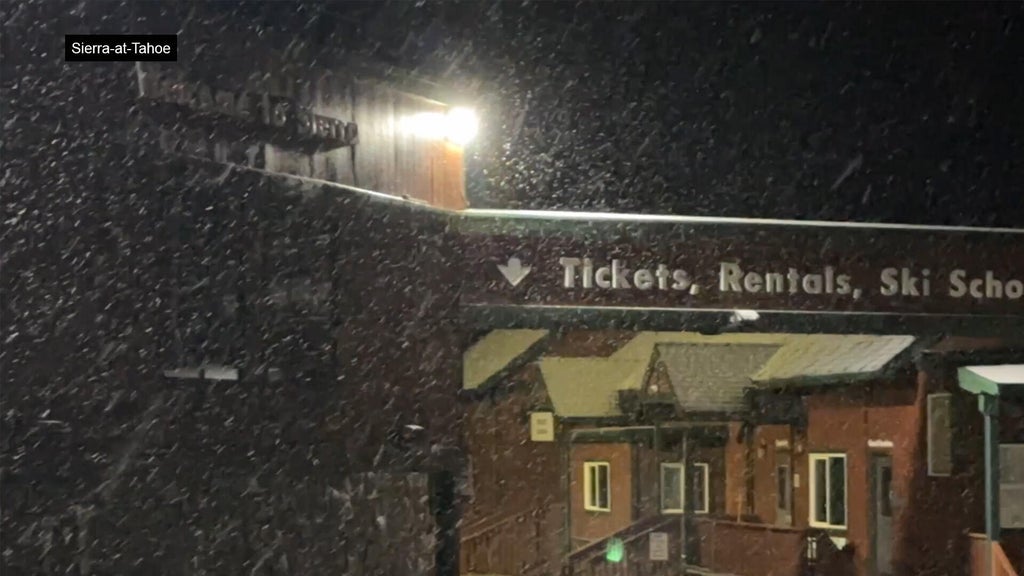 Northern California Sierra sees some early-season snow — CBS Bay Area (KPIX), Belvedere Sports news