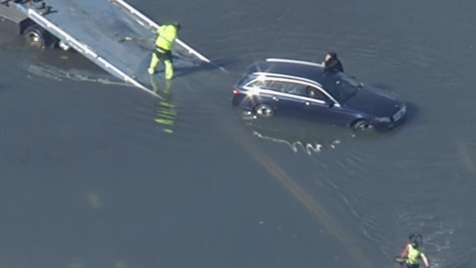 Flooding in parts of Marin County as coastal flood advisory in effect for Bay Area — CBS Bay Area (KPIX), Belvedere Community news