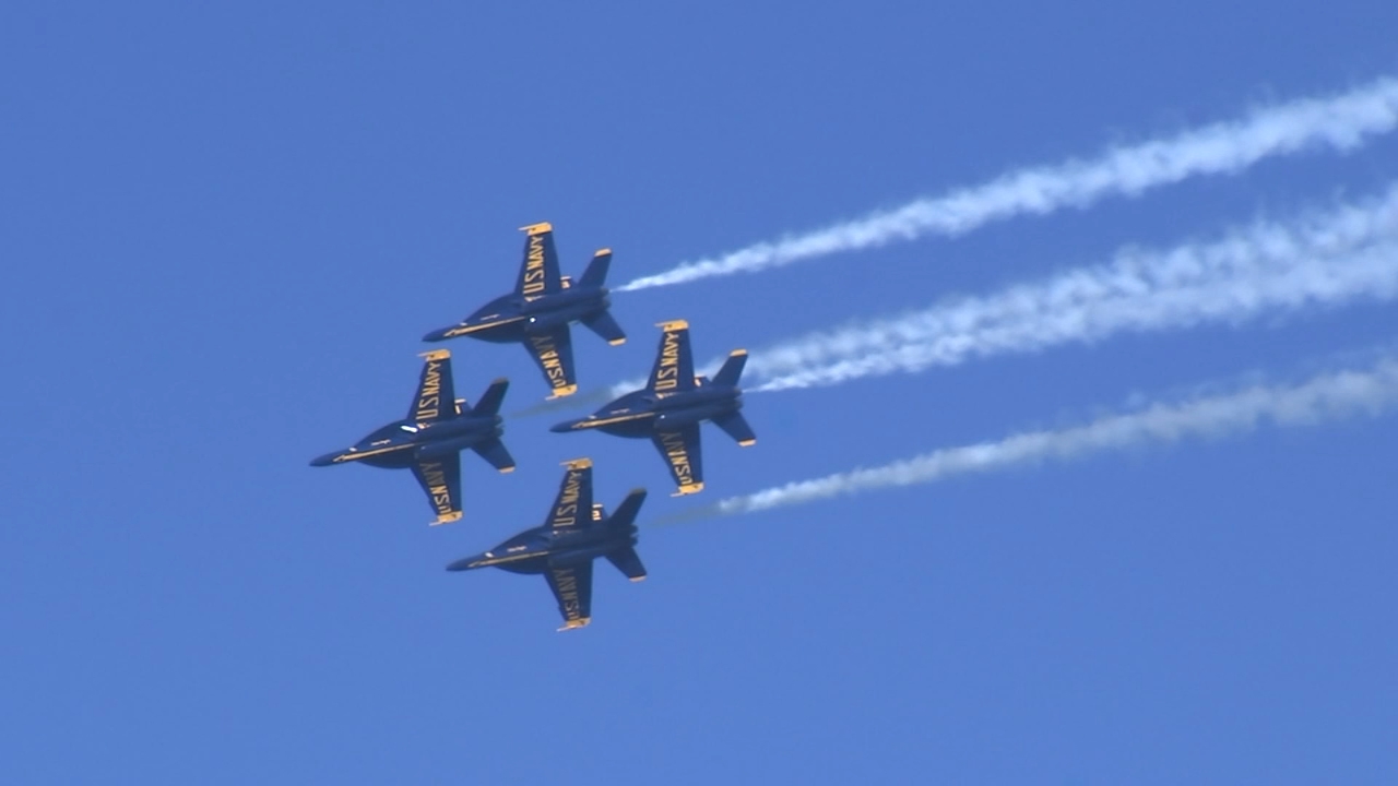 Blue Angels roar back over San Francisco Bay after Friday fog delay
— ABC 7 Bay Area, Belvedere Arts news