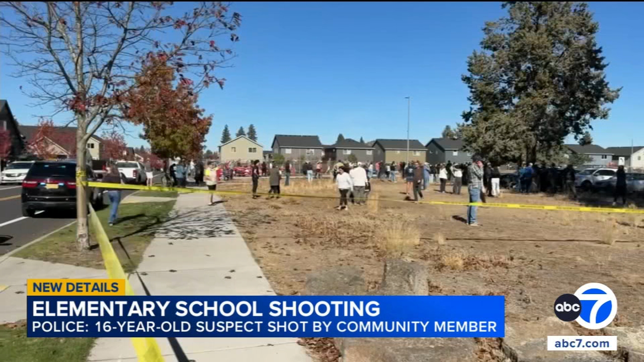 3 children, 1 teacher killed in shooting at Bend, Oregon elementary school; teen shooter also dead: Police
       — ABC 7 Bay Area, Belvedere Schools news