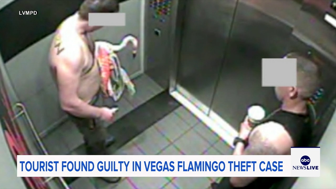 Man who snatched Peachy the flamingo from Las Vegas hotel exhibit found guilty of animal cruelty

       — ABC 7 Bay Area, Belvedere Arts news