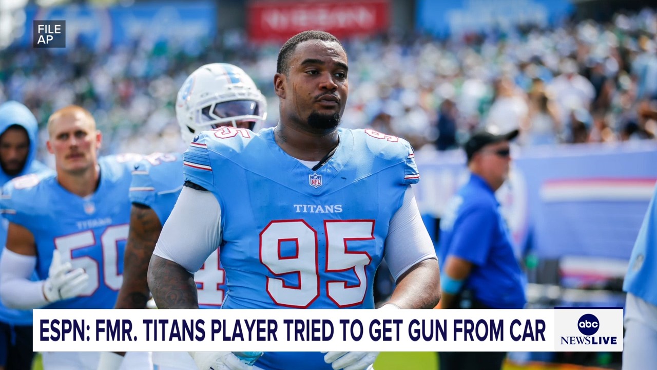 Jordan Elliott was released by Titans after pulling out gun in parking lot, coach Robert Saleh says
       — ABC 7 Bay Area, Belvedere Sports news