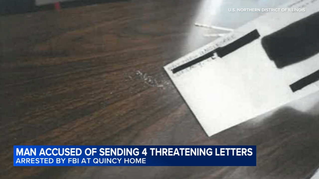 Man who allegedly sent white substance to members of Congress put his address on envelopes: DOJ
       — Belvedere Community news