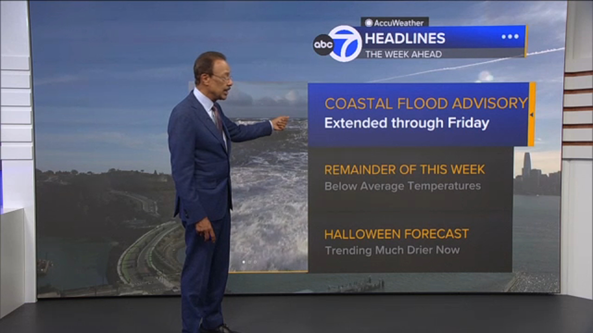 AccuWeather Forecast: Coastal Flood Advisory extended to Friday evening
       — ABC 7 Bay Area
