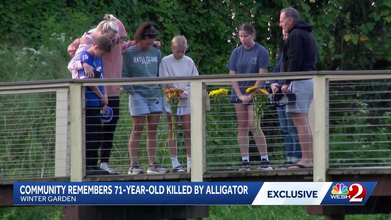 Victim of Winter Garden alligator attack remembered as kind, generous — WESH 2 Orlando, Belvedere Community news