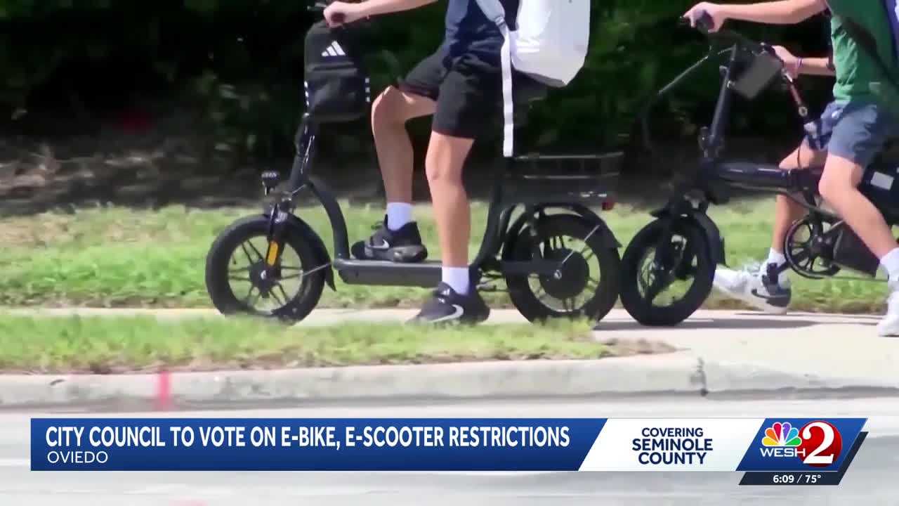 Oviedo city council to vote on micromobility rules to improve sidewalk safety — WESH 2 Orlando, Belvedere Government news
