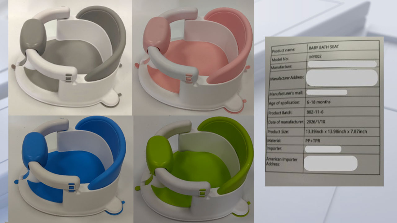 Baby bath seats sold on Amazon under recall for risk of serious injury, drowning — KTVU FOX 2 Bay Area, Belvedere Government news